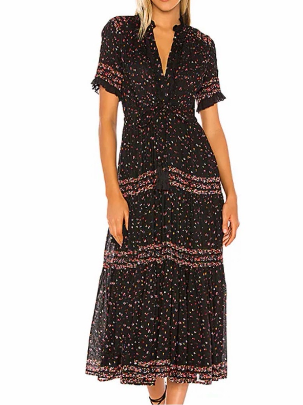 Free People Rare Feeling Maxi Dress size XS
